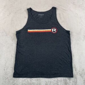 Rogue Fitness R You Tank Top Shirt Men Medium Grey Gym Workout Training